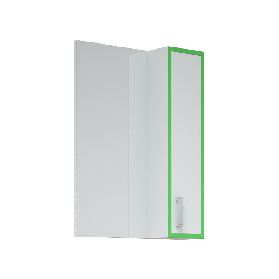 Зеркало-шкаф "Спектр 50" зеленое Corozo от магазина Водолей в г. Сергиев Посад