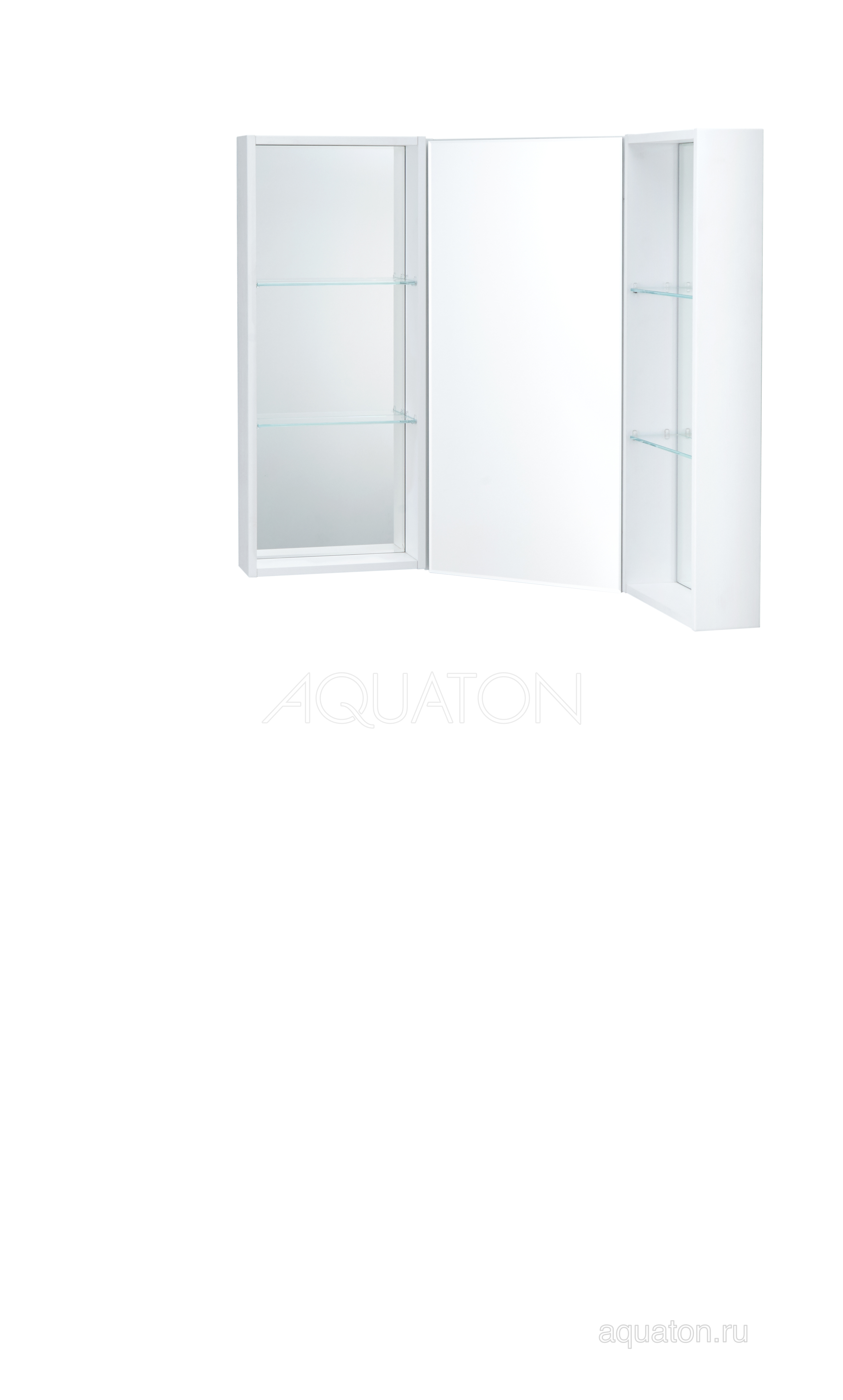 Зеркальный шкаф Aquaton Кантара дуб полярный 1A205802ANW70 от магазина Водолей в г. Сергиев Посад