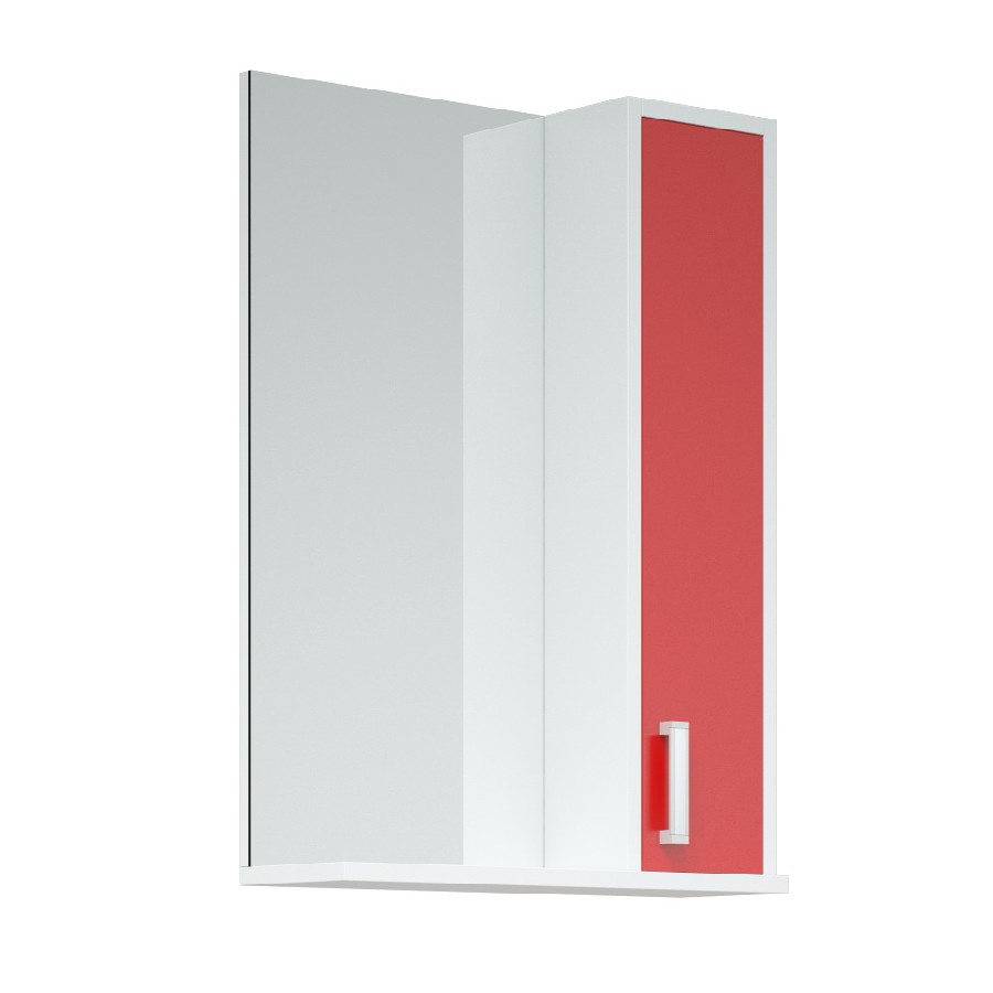 Зеркало-шкаф "Колор 50" красное Corozo от магазина Водолей в г. Сергиев Посад