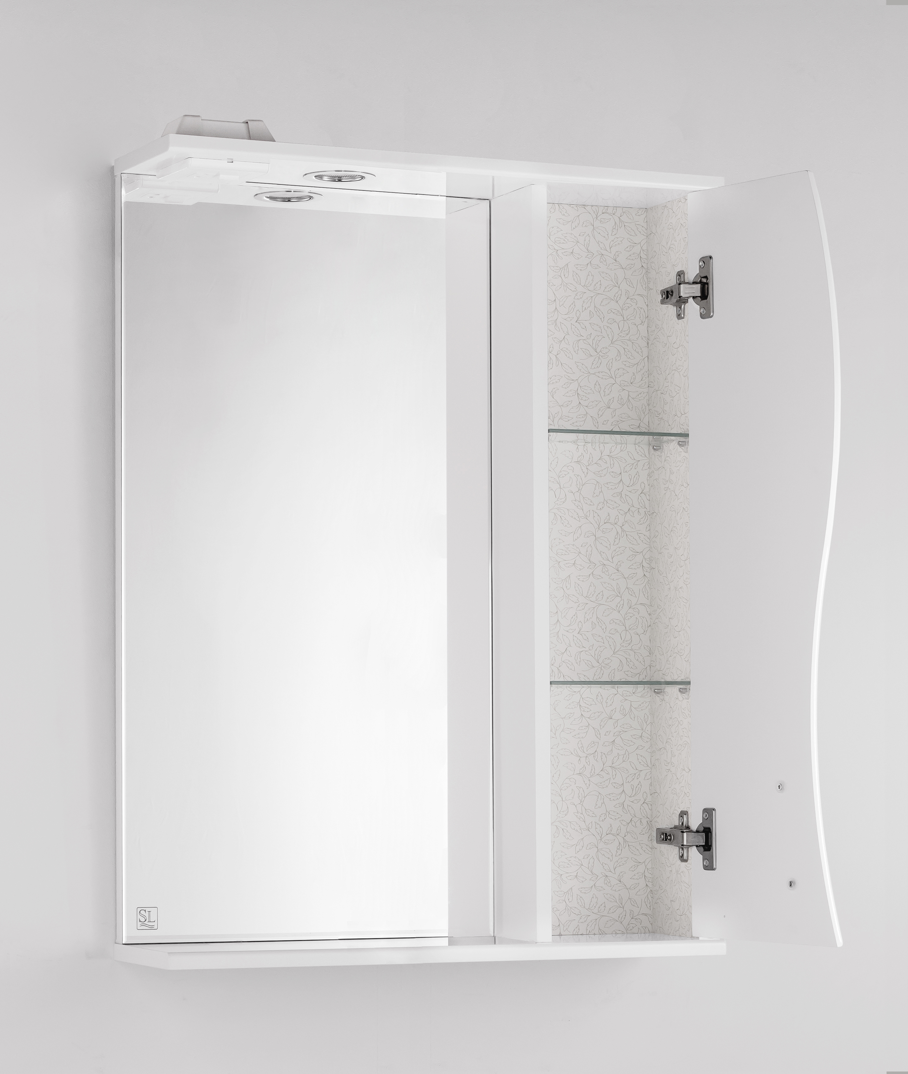 Зеркало-шкаф Style Line Панда 60/С, Волна от магазина Водолей в г. Сергиев Посад