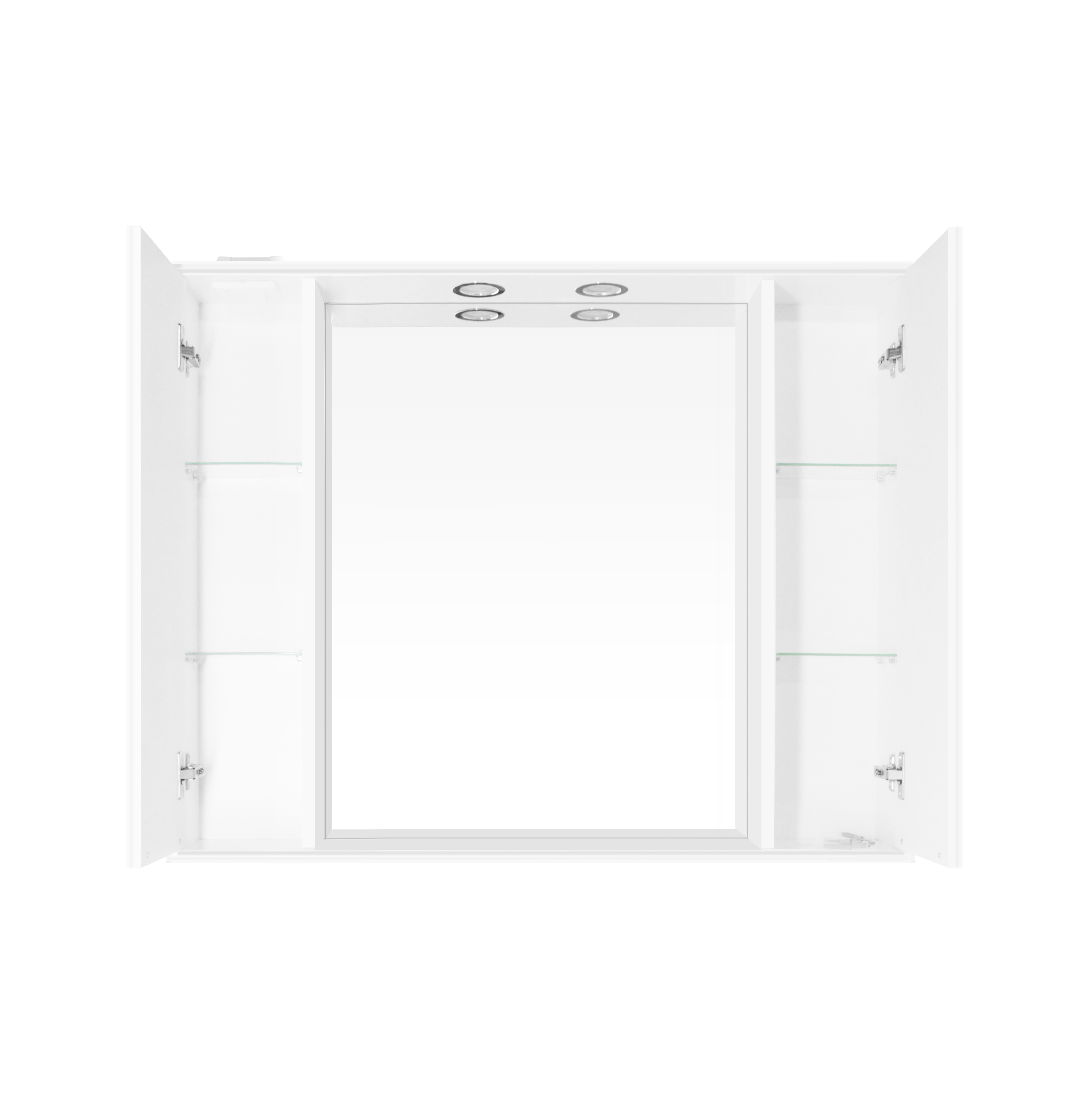 Зеркальный шкаф "Олеандр-2 1000/С", белый от магазина Водолей в г. Сергиев Посад