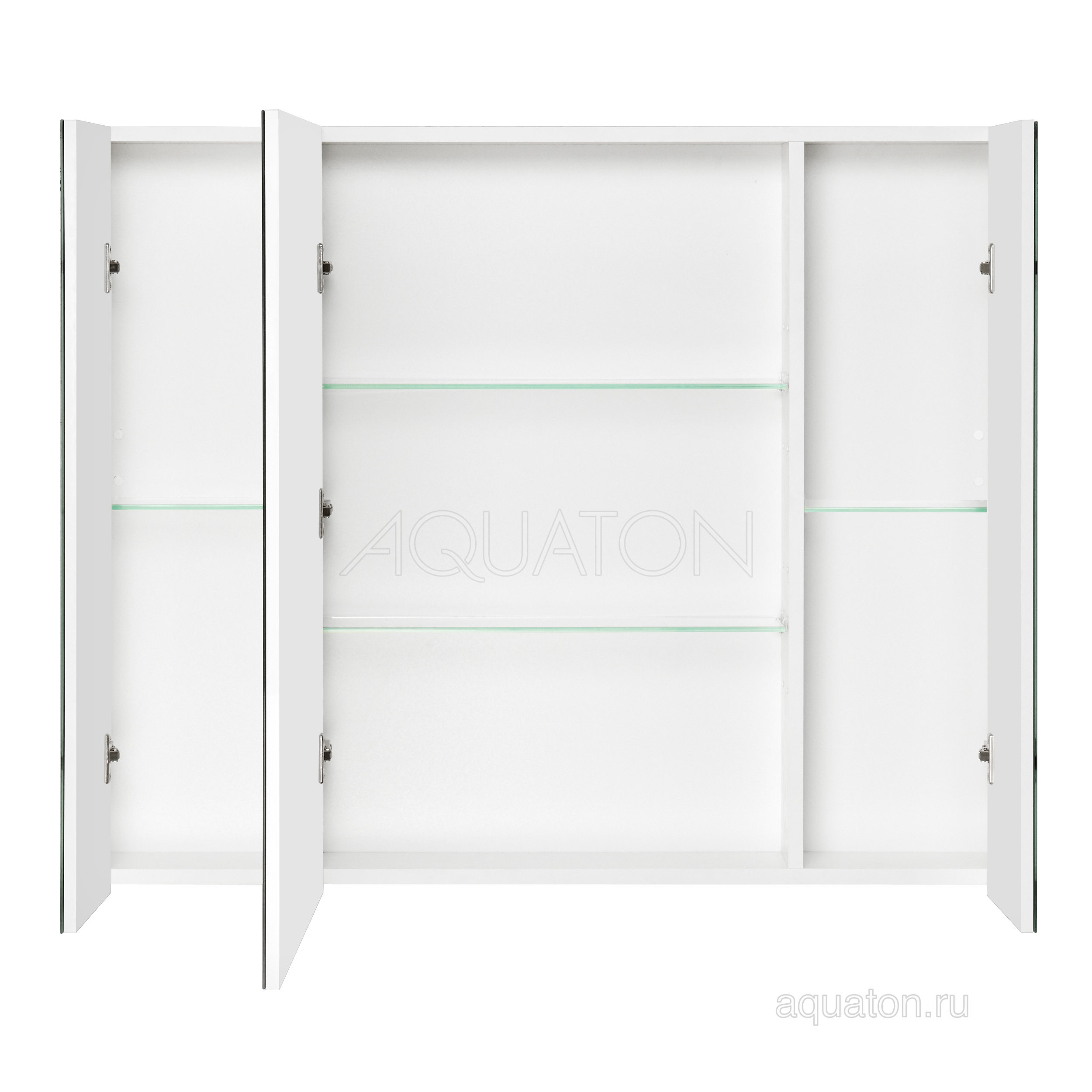 Зеркальный шкаф Aquaton Беверли 100 белый 1A237202BV010 от магазина Водолей в г. Сергиев Посад
