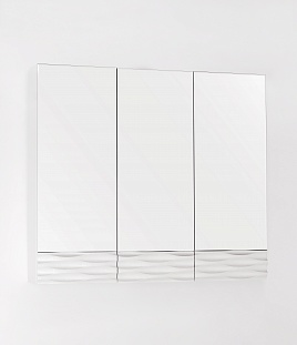 Зеркальный шкаф Style Line Ассоль 80, Люкс техно платина от магазина Водолей в г. Сергиев Посад