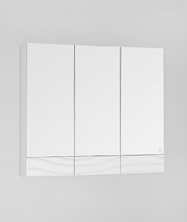 Зеркальный шкаф Style Line Вероника 80, Люкс белый от магазина Водолей в г. Сергиев Посад
