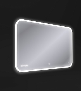 Зеркало LED DESIGN PRO 070 100 bluetooth часы с подсветкой прямоугольное от магазина Водолей в г. Сергиев Посад