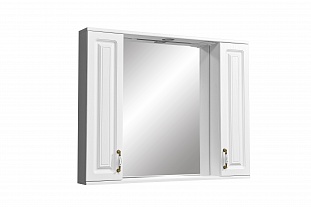 Зеркало-шкаф "Кармела 100/С", ольха белая Stella Polar от магазина Водолей в г. Сергиев Посад