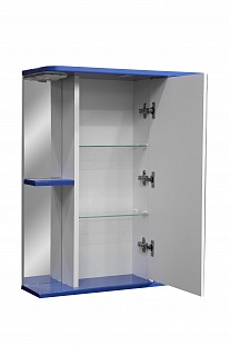 Зеркало-шкаф "Колор-1 55/С" синее Stella Polar от магазина Водолей в г. Сергиев Посад