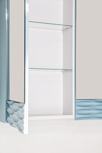 Зеркальный шкаф Style Line Ассоль 70, Люкс аквамарин от магазина Водолей в г. Сергиев Посад