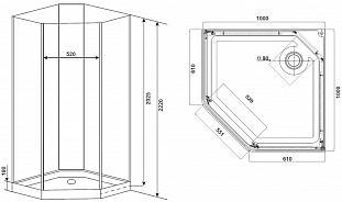 ������� ������ Timo Premium ILMA 100*100*222 (ILMA701) �� �������� ������� � �. ������� �����