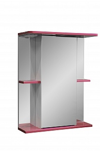 Зеркало-шкаф "Колор-1 55/С" красное Stella Polar от магазина Водолей в г. Сергиев Посад