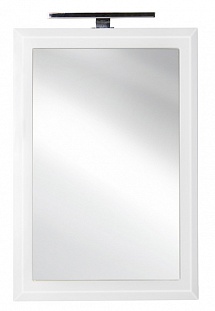 Зеркало "Лотос 70", Люкс белое от магазина Водолей в г. Сергиев Посад