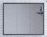 Зеркало-шкаф "Айрон 90", черный/белый Corozo от магазина Водолей в г. Сергиев Посад