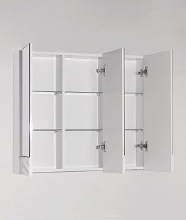 Зеркальный шкаф Style Line Вероника 80, Люкс белый от магазина Водолей в г. Сергиев Посад