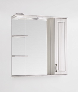Зеркальный шкаф Style Line Олеандр-2 75/С, рельеф пастель от магазина Водолей в г. Сергиев Посад