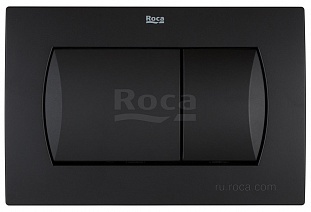Панель смыва для инсталляции Roca Active 62B черный матовый 8901160B6
