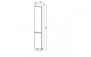 ����� VIANT "������" 2 ��� ������/����� ����� 300�300�1900 (VBER300BEL-PEN) �� �������� ������� � �. ������� �����