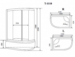 ������� ������ Timo Standart 110*85*220  (T-1110PR) �� �������� ������� � �. ������� �����