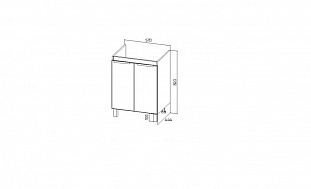 ����� VIANT "������" MODUO 60 2 ��� ������ 444�570�820 (VBER60MDC-T2ST) �� �������� ������� � �. ������� �����