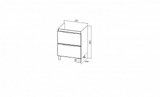 ����� VIANT "������" MODUO 60 2 ����� ������ 444�570�820 (VBER60MDC-T2Y) �� �������� ������� � �. ������� �����